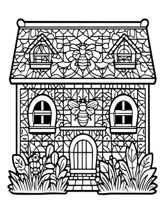 Bee Boles - Free printable coloring page