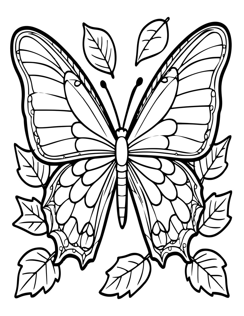 Autumn Fairy - free printable coloring page