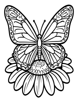 Garden Fairy - Free printable coloring page