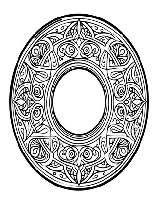 Glowing Portal - Free printable coloring page