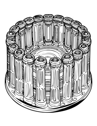 Bird's-Eye Ring - Free printable coloring page