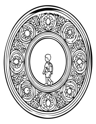 Trapped Traveler - Free printable coloring page