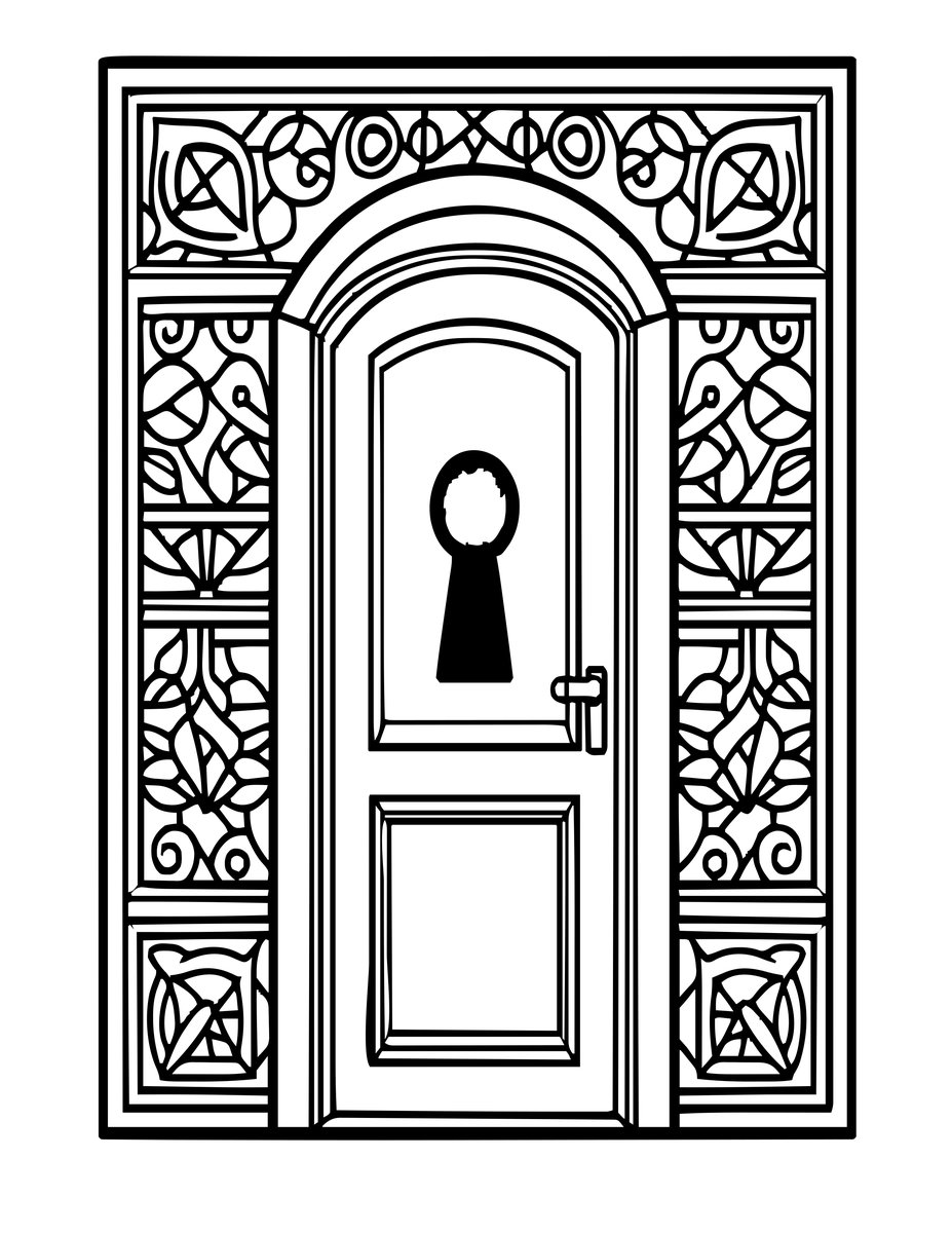 Glowing Welcome - free printable coloring page