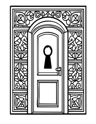 Glowing Welcome - Free printable coloring page