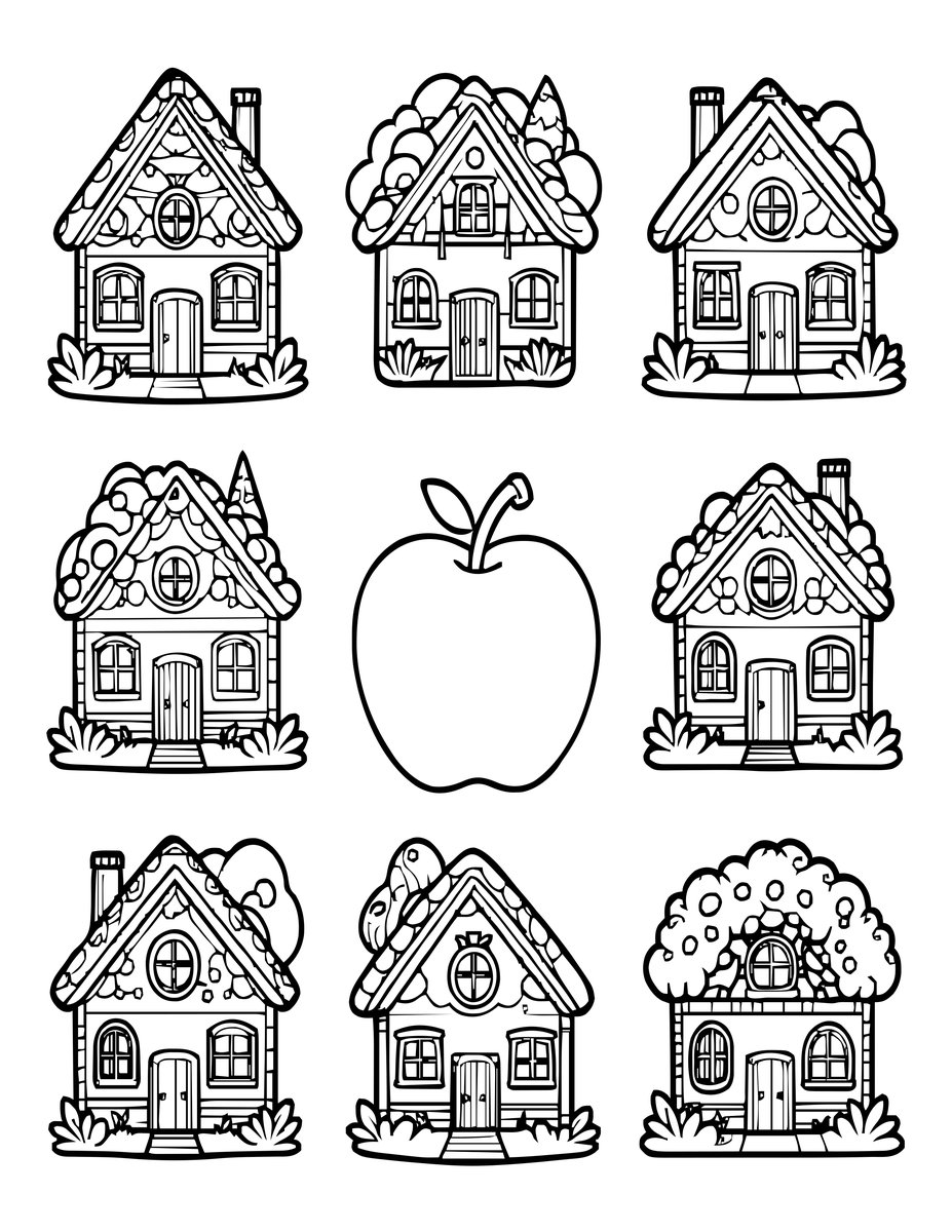 Snow White - free printable coloring page