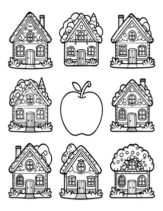 Snow White - Free printable coloring page