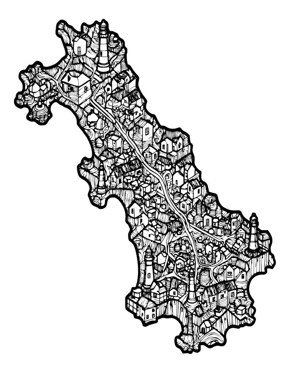 Coastal Kingdom - free printable coloring page