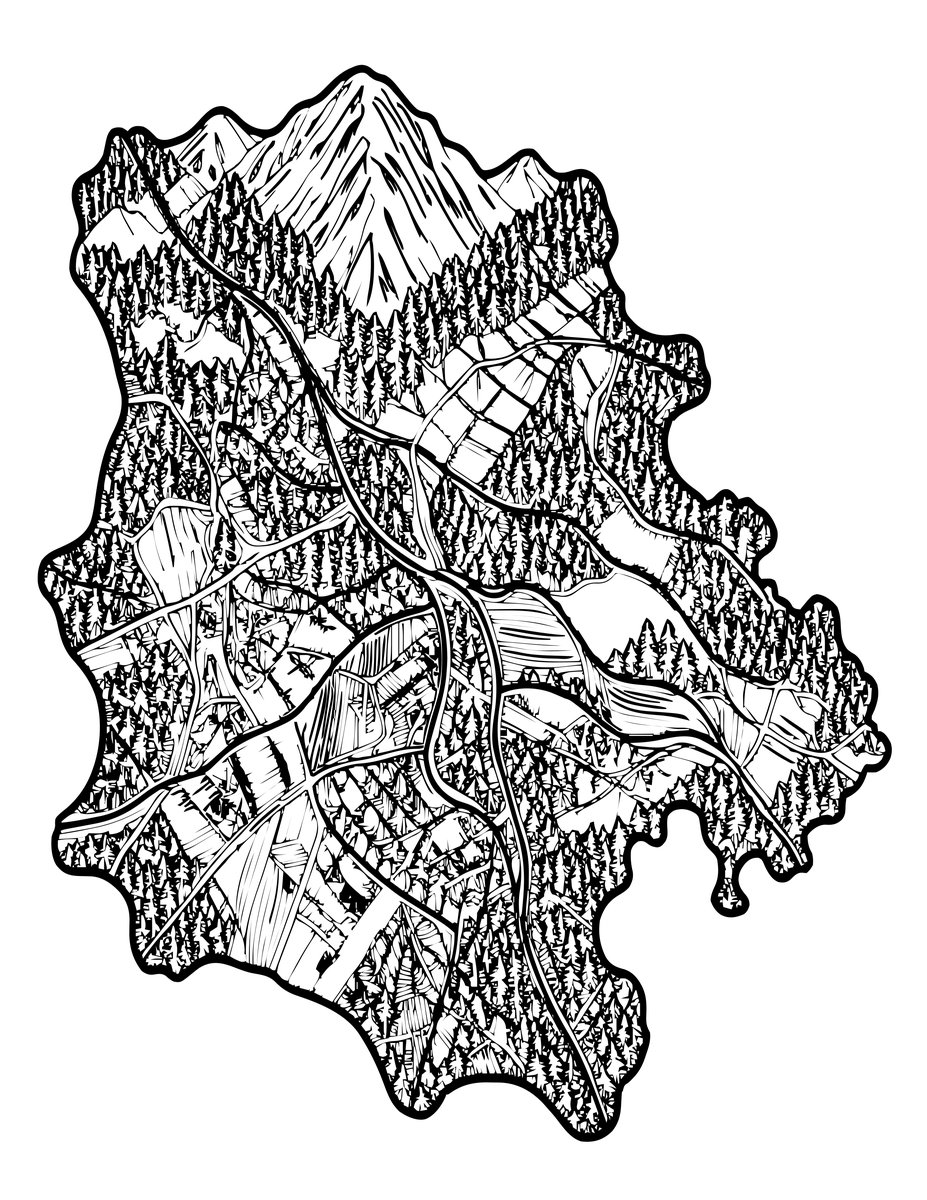 River Delta - free printable coloring page