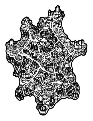 Island Kingdom - Free printable coloring page