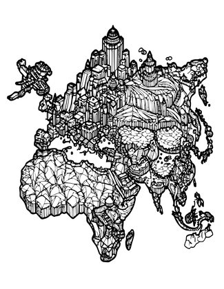 Frozen North - Free printable coloring page