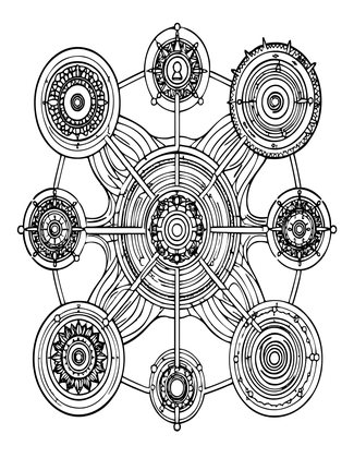 Portal Network - Free printable coloring page