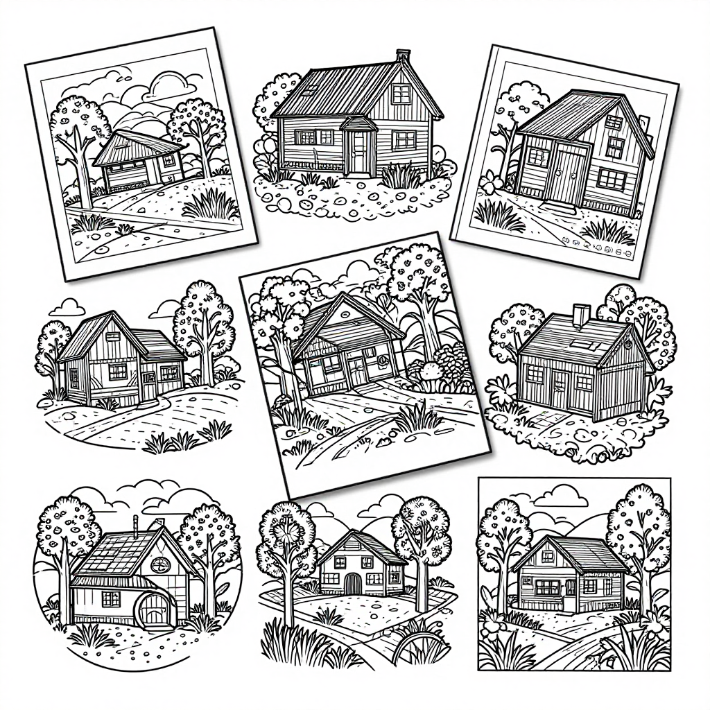 Farm Life coloring pages collection - 40 free printable pages