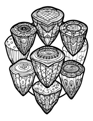 Island Below - Free printable coloring page
