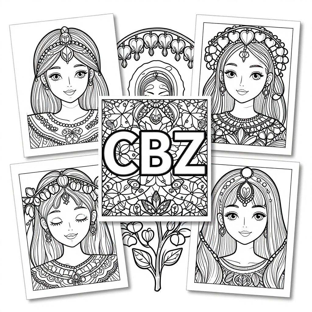 Fuchsia Bleeding Hearts coloring pages collection - 30 free printable pages