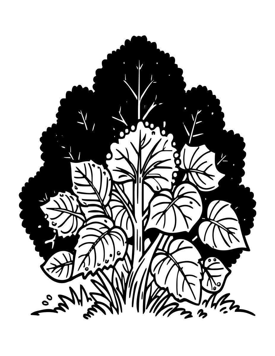 Fuchsia Painting - free printable coloring page