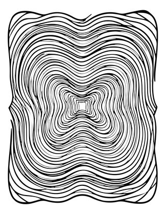 Geometric Waves - Free printable coloring page