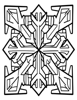 Arrow Tessellation - Free printable coloring page