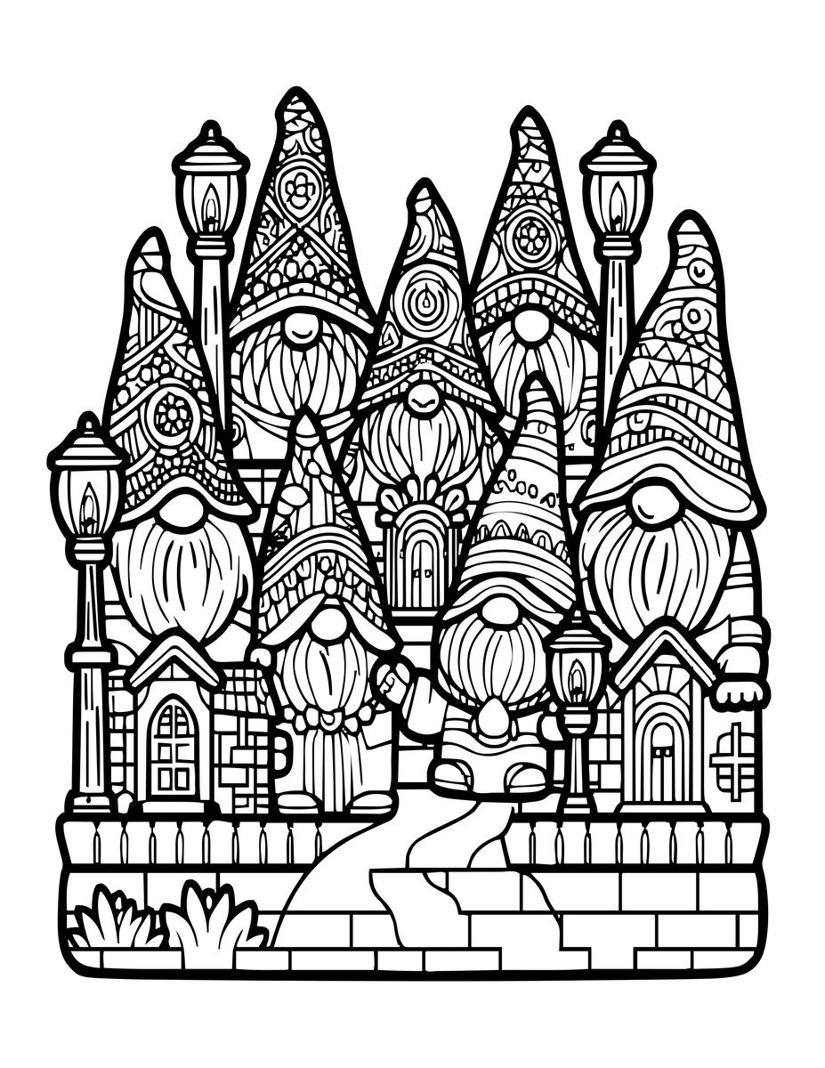 Firefly Lamps - free printable coloring page