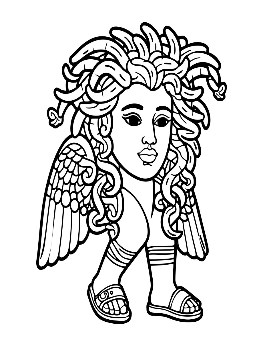 Perseus - free printable coloring page