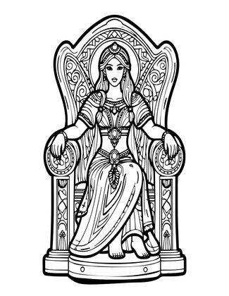 Hades - Free printable coloring page