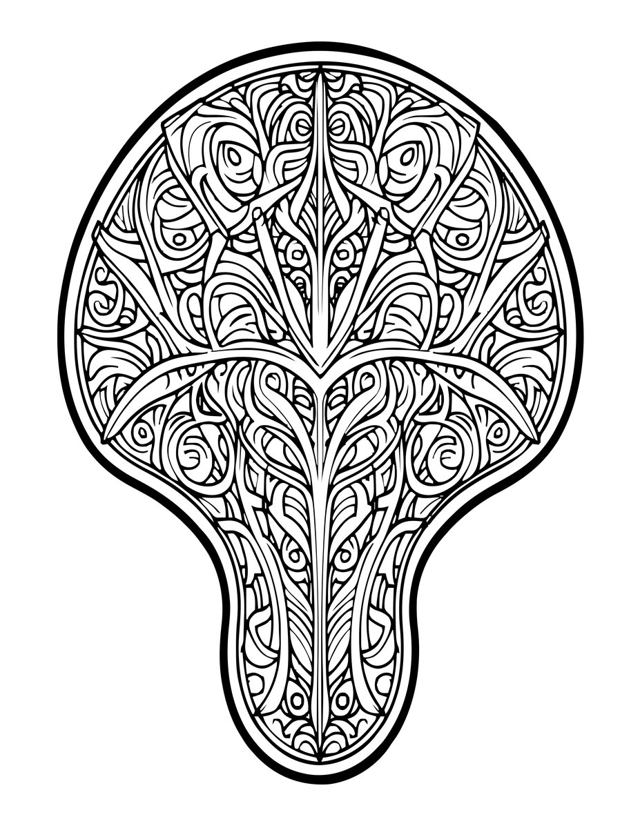 Hammerhead Head-On - free printable coloring page