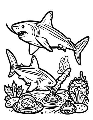 Cleaning Station - Free printable coloring page