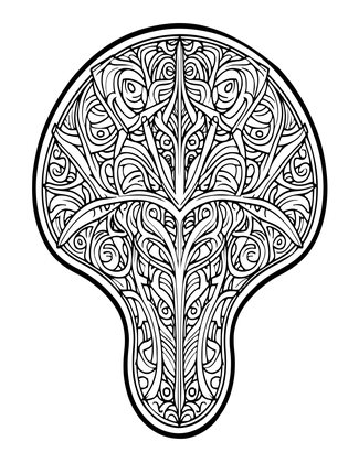 Hammerhead Head-On - Free printable coloring page