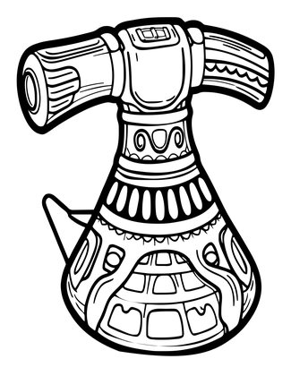 Hammerhead Head - Free printable coloring page