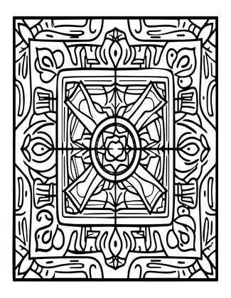 Haunted Parlor - Free printable coloring page