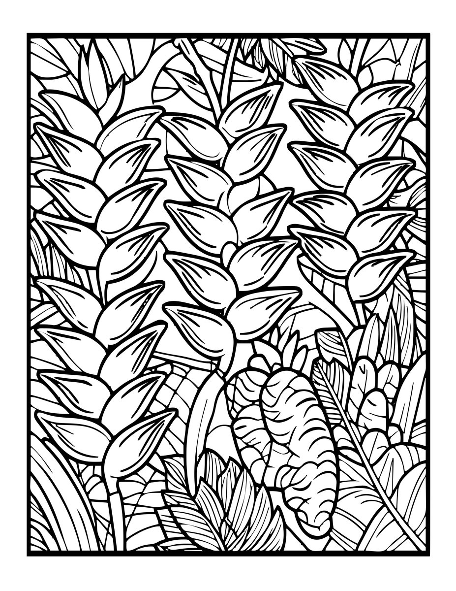 Pattern Repeat - free printable coloring page