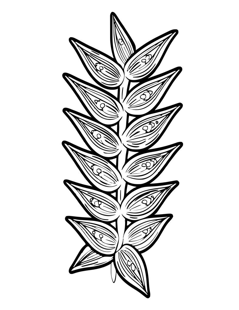 Art Nouveau - free printable coloring page