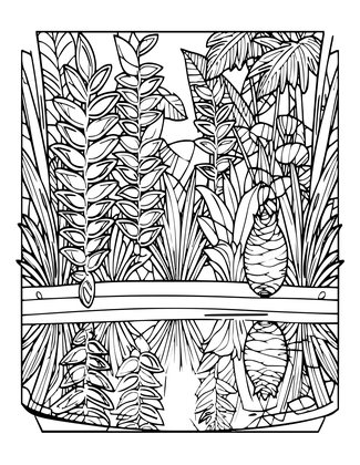 Pond Side - Free printable coloring page