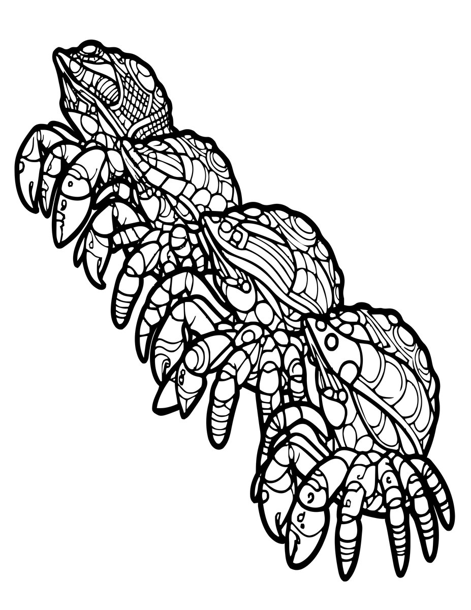 Vacancy Chain - free printable coloring page