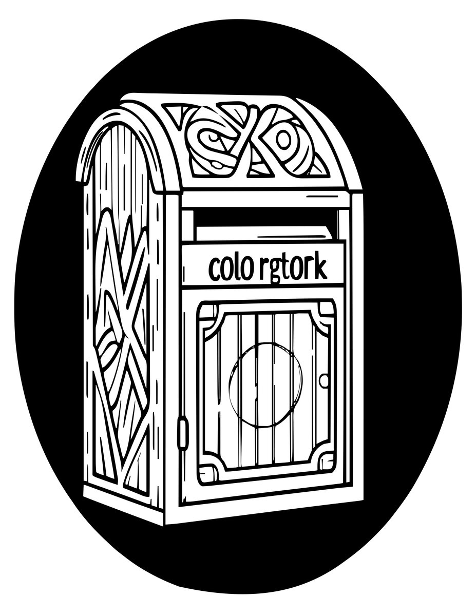 Mailbox - free printable coloring page