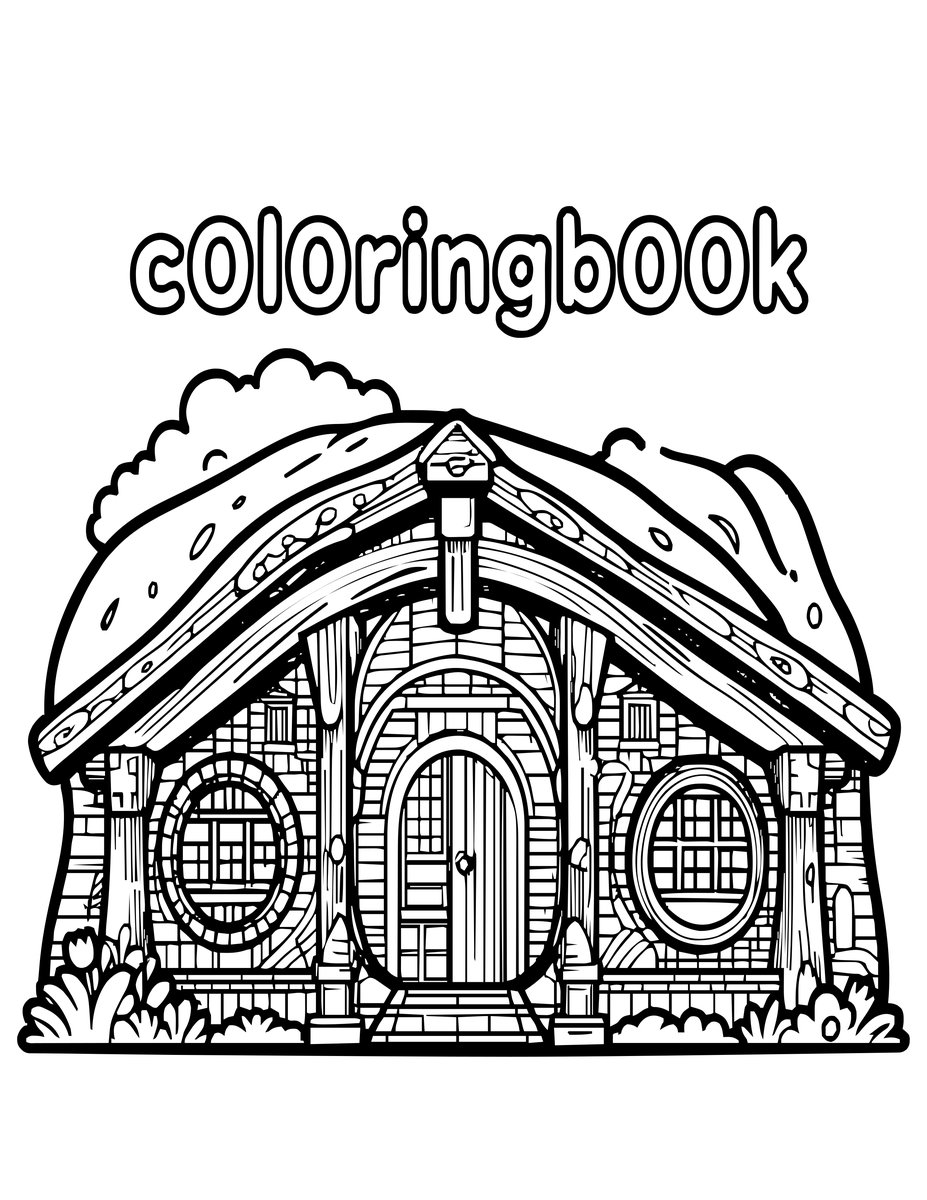 Underground Cross-Section - free printable coloring page