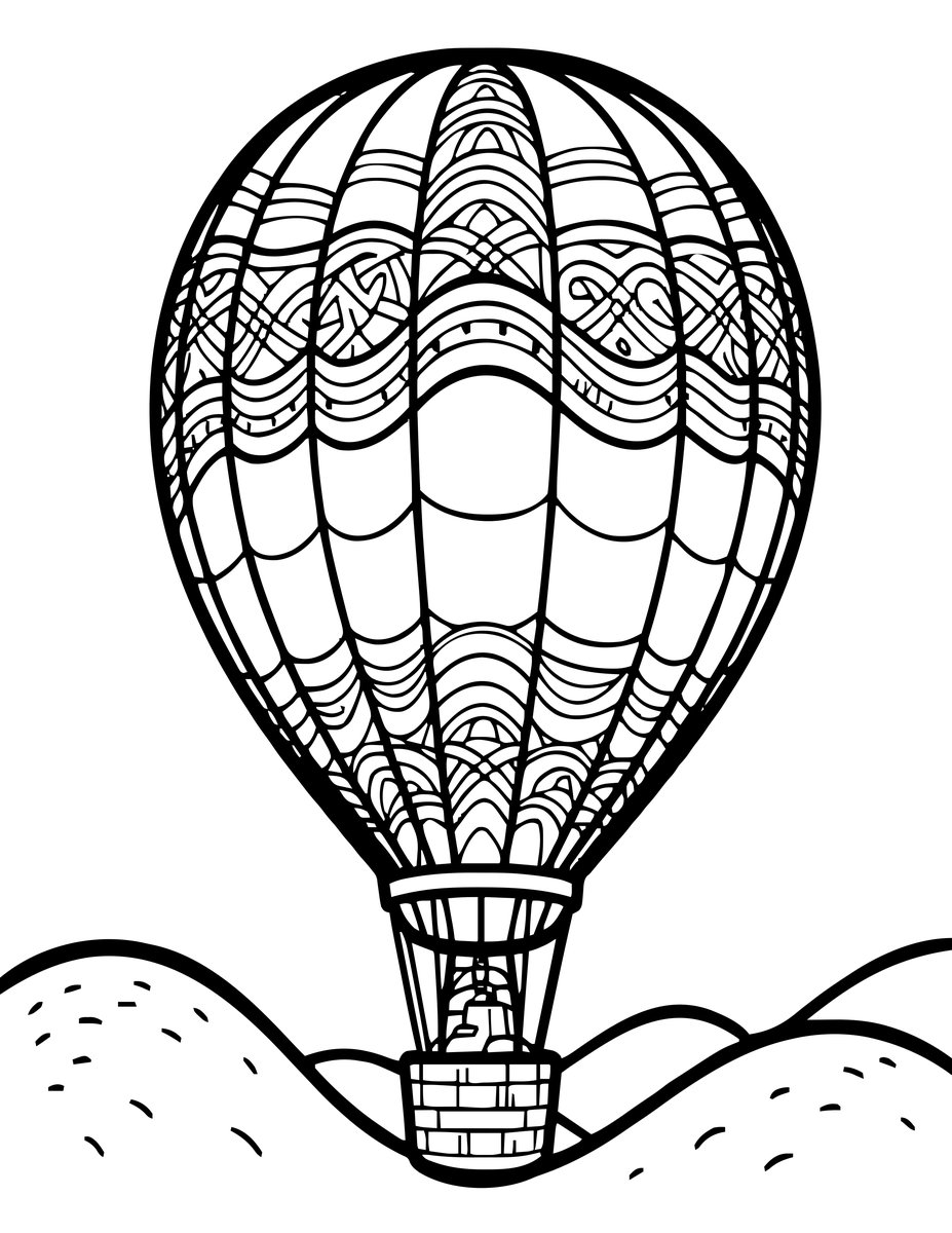 Classic Stripe - free printable coloring page