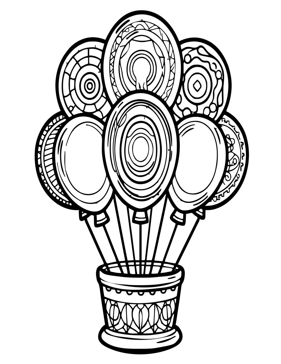 Night Glow - free printable coloring page