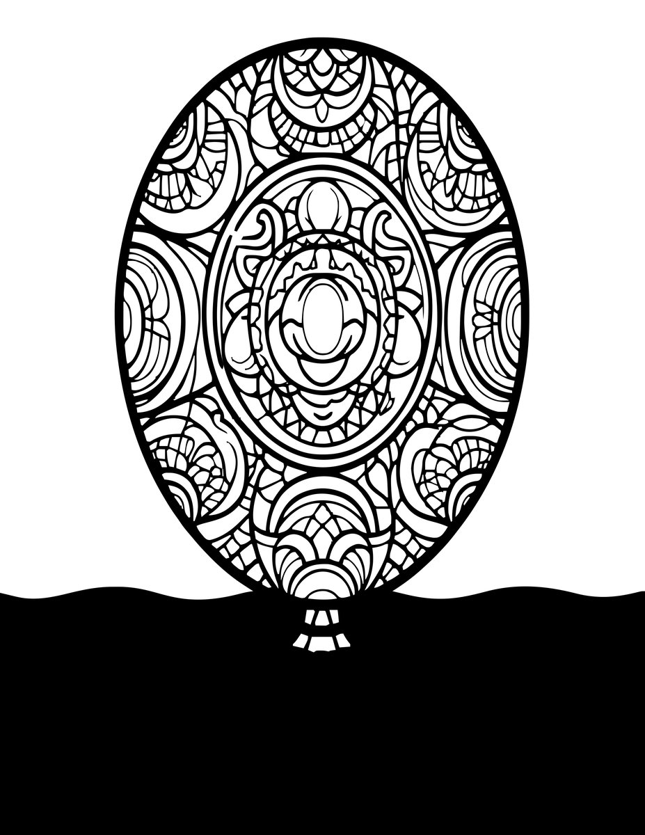 Ocean Flight - free printable coloring page