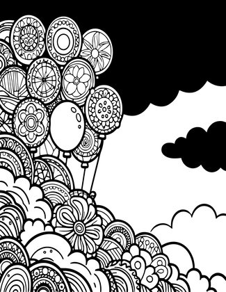 Storm Escape - Free printable coloring page