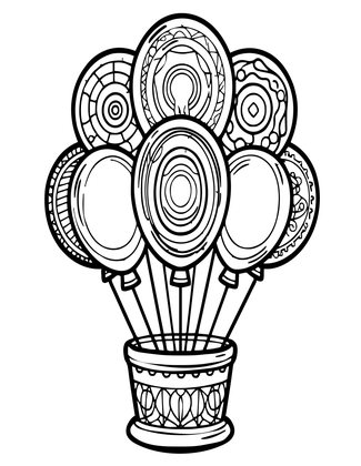 Night Glow - Free printable coloring page