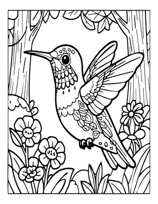 Boreal Habitat - Free printable coloring page