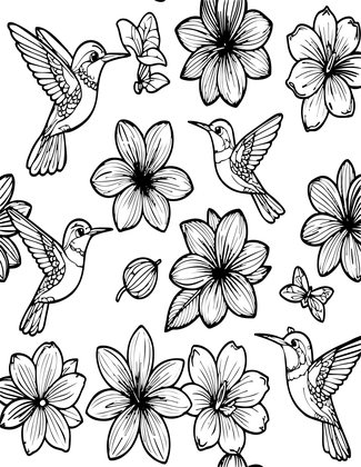 Pattern Page - Free printable coloring page