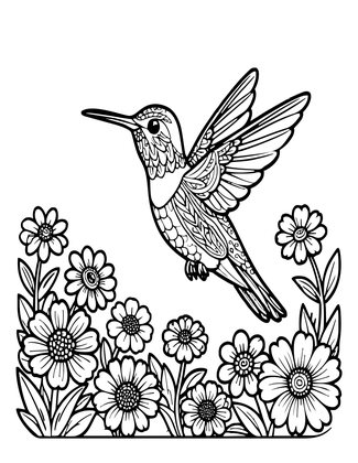 Morning Dew - Free printable coloring page
