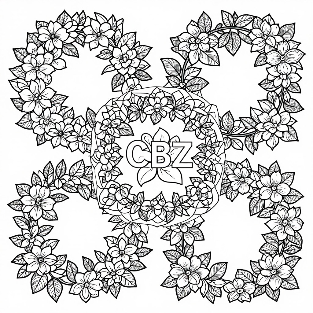 Jasmine Gardenia Vines coloring pages collection - 30 free printable pages