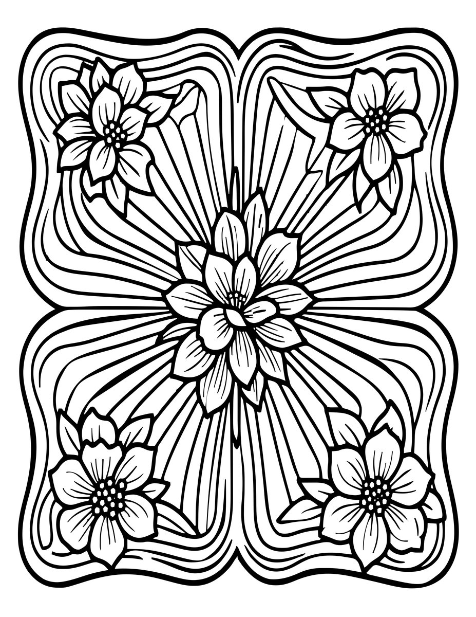 Fragrance Art - free printable coloring page