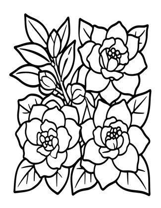 Vintage Illustration - Free printable coloring page