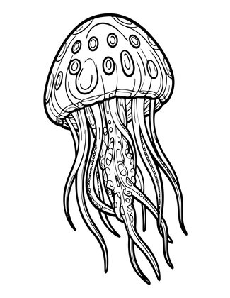 Lion's Mane - Free printable coloring page