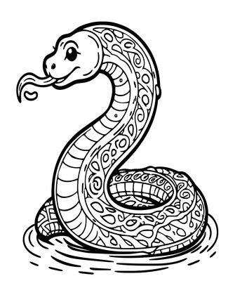 Stoorworm - Free printable coloring page