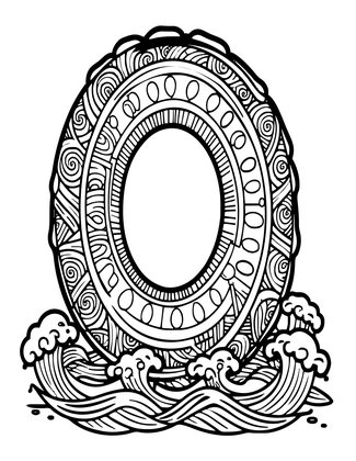 Kraken Tentacle - Free printable coloring page