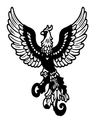 Phoenix Lantern - Free printable coloring page